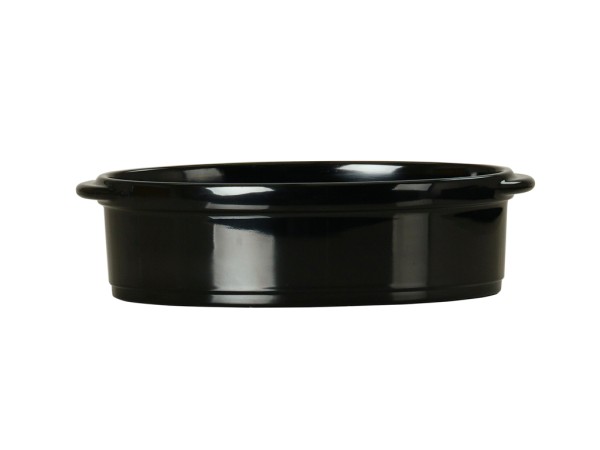 8.5X5.25 Oval Cocotte-Black