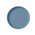 Hudson - Stone Blue 120 oz. Raised Rim Melamine Bowl