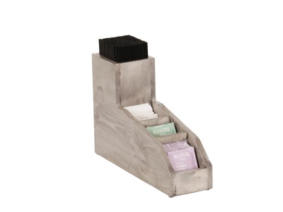 Aspen Tiered Straw and Tea Organizer