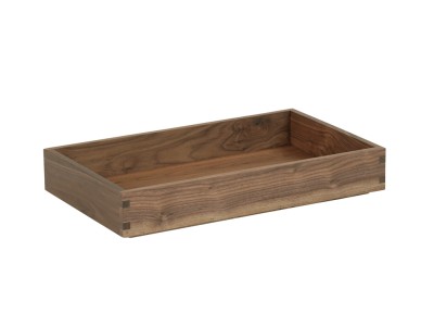 Sydney 12X20X3H Tray-Walnut