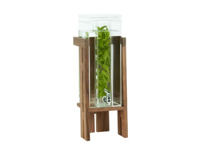 Sydney 3 Gallon Infusion Beverage Dispenser-Walnut