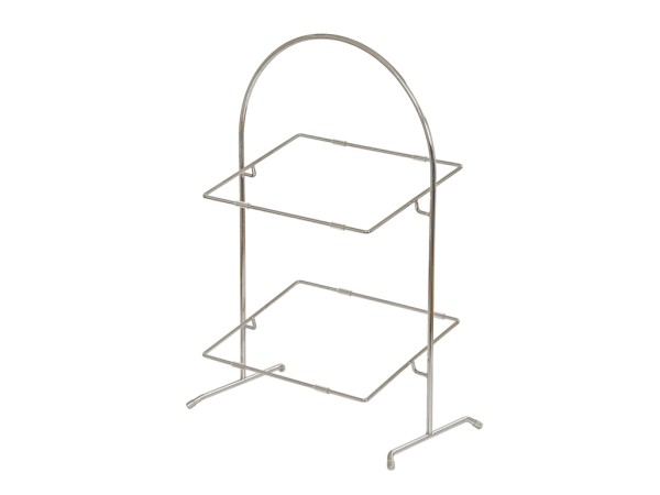 2 Tier 10X14 Bakery Stand-Chrome