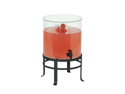 Round Polycarbonate 3 Gallon Dispenser-Infusion