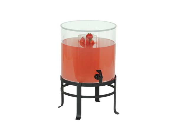 Round Polycarbonate 3 Gallon Dispenser-Infusion