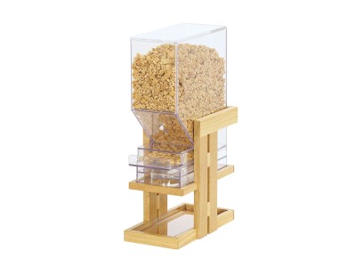 Sydney 1 Section Cereal Dispenser-Oak