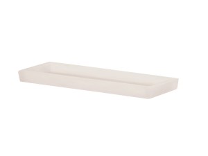 Resin 3 Jar Tray- White Cloud