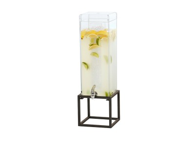 Milo Black Beverage Dispenser-Ice Chamber