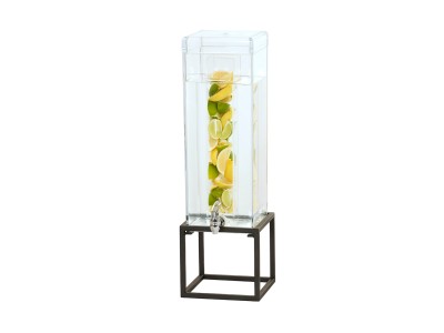 Black  Beverage Dispenser-Infusion Chamber