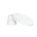 10.25DIAx2.25H Pedestal-White