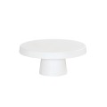 10.25DIAx4.25H Pedestal-White