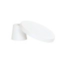 10.25DIAx4.25H Pedestal-White