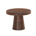 10.25DIAx7.5H Pedestal-Walnut