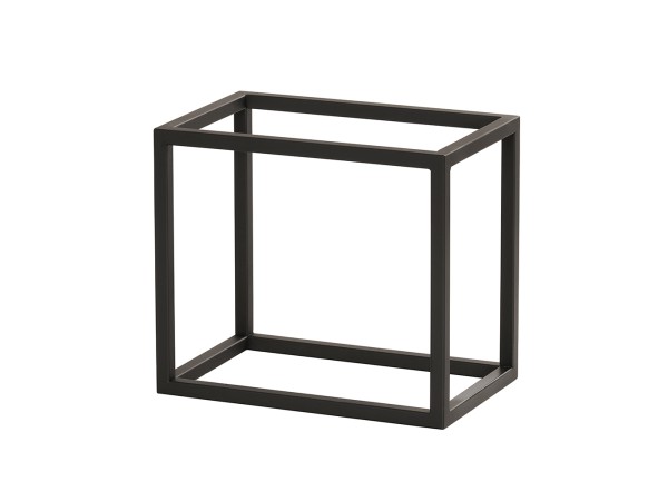 Milo Black Open Frame Riser-6x10x9