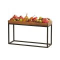 Milo Black Open Frame Riser-20x6x9