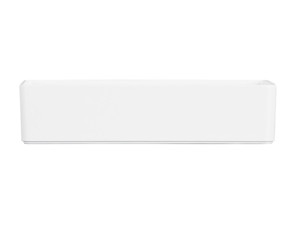 Hudson 13X6 Rectangle Bowl - White