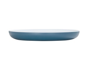 Sophie 100 oz Stone Blue and White Bowl
