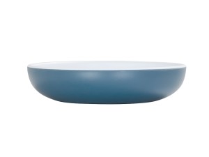 Sophie 12 oz Stone Blue and White Bowl