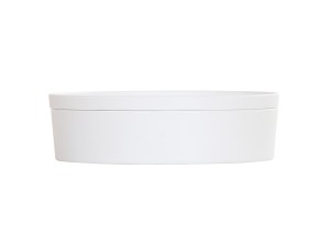 9" Round Bento Box-White