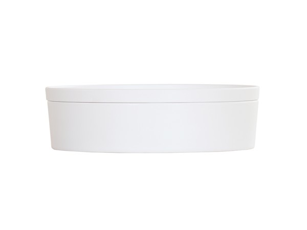 7" Round Bento Box-White