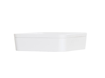 10.5" Square Bento Box-White