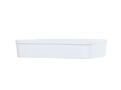 14"x10.5" Bento Box-White