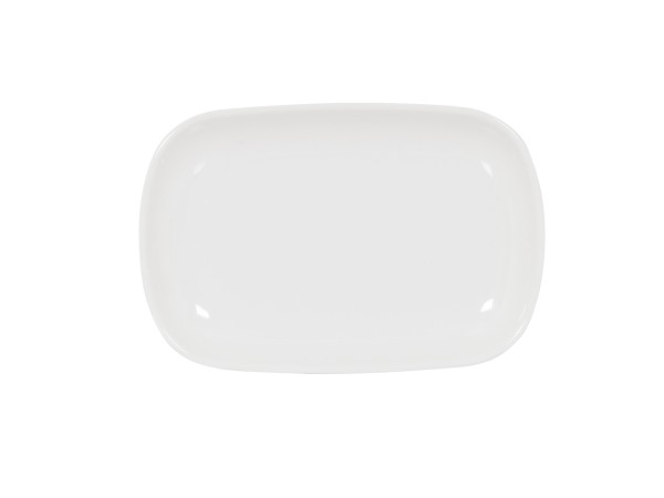 Emery Oval 9x6 White Plate