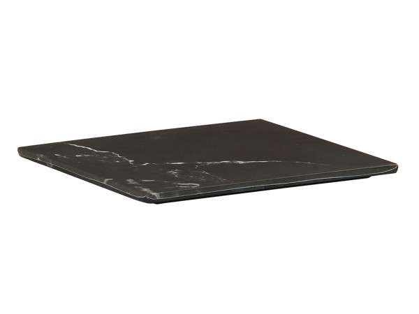 Black Marble 8" Square Tray