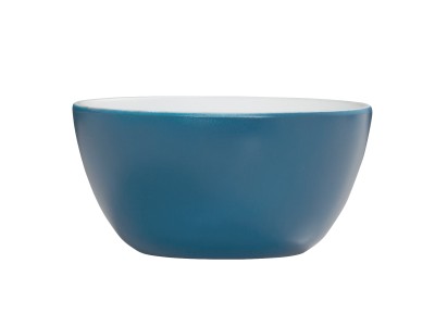 Sophie 30 oz Stone Blue and White Soup Bowl