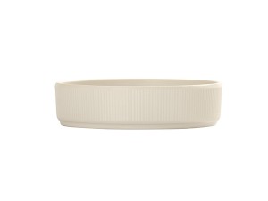 Arista 6" Raised Rim Ivory Plate