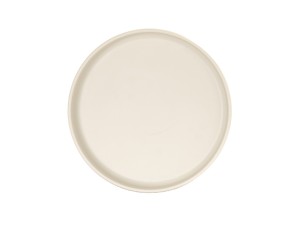 Arista 8" Raised Rim Ivory Plate
