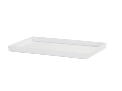 12x20x1 White Melamine Tray