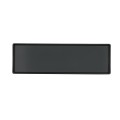 20x6x1 Black Melamine Tray