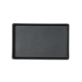 10x6x1 Black Melamine Tray