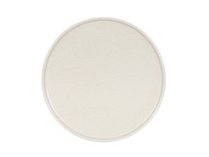 Sorelle 8" Black and Ivory Speckle Plate