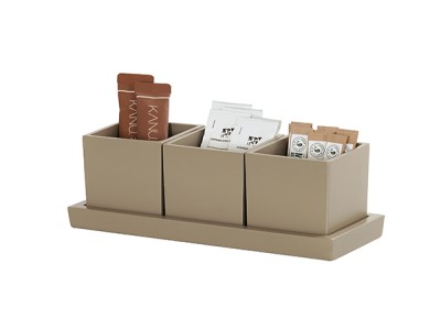 Resin 3 Jar Set-Taupe