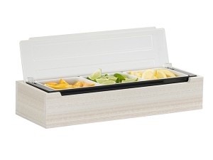 Vista 3 Section Bar Organizer-Coastal