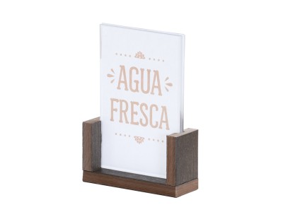 Vista U-Frame 4"x6" Cardholder - Mocha