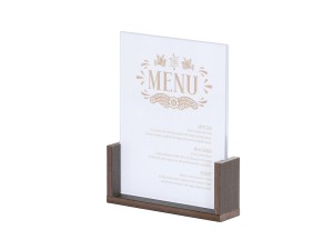 Vista U-Frame 8.5"x11" Cardholder - Mocha