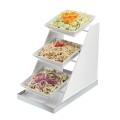 Luxe 3 Bowl Stainless Steel Display - 10