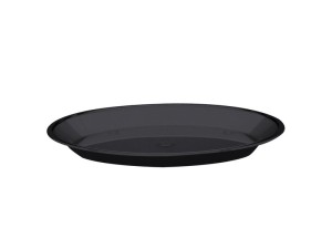 15" Round Shallow Tray Blk