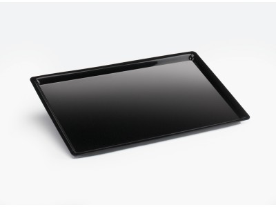 10" x 12" Shallow Black Bakery Tray