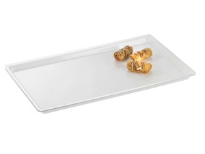 12" x 20" Shallow Clear Bakery Tray