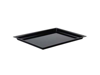 13" x 18" Shallow Black Bakery Tray