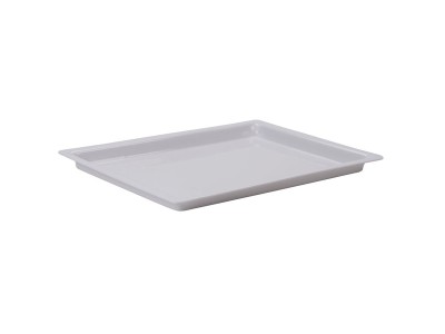 13" x 18" Shallow White Bakery Tray