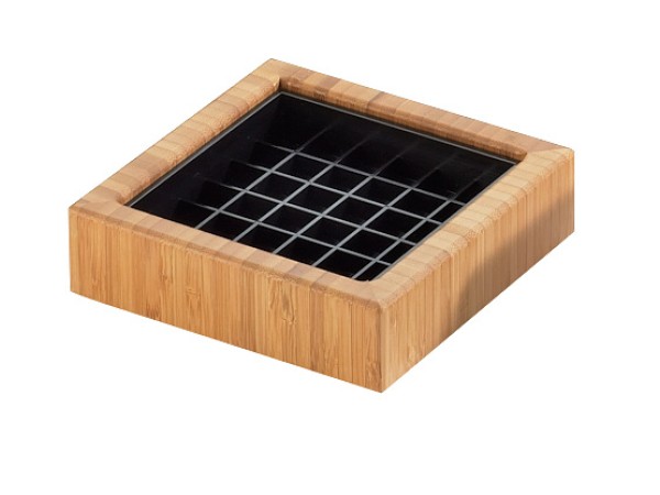 Bamboo Drip Tray 4" x 4"