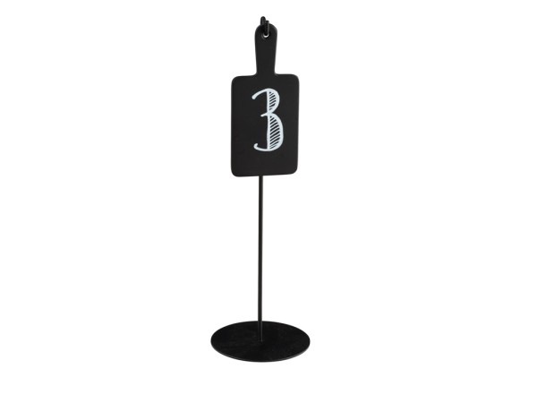 Black Write-On Sign Holder Stand - 10"