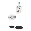 Black Write-On Sign Holder Stand - 10