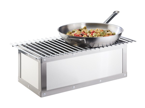 Urban Stainless Steel Chafer Alternative - 21 7/8" x 7 1/2" x 9 1/2"