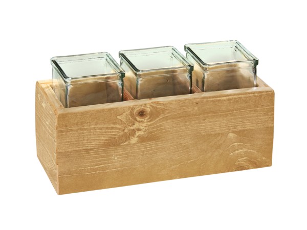 Madera Jar Display 14" x 5" x 6"