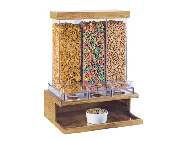 Madera 3 Section Cereal Dispenser